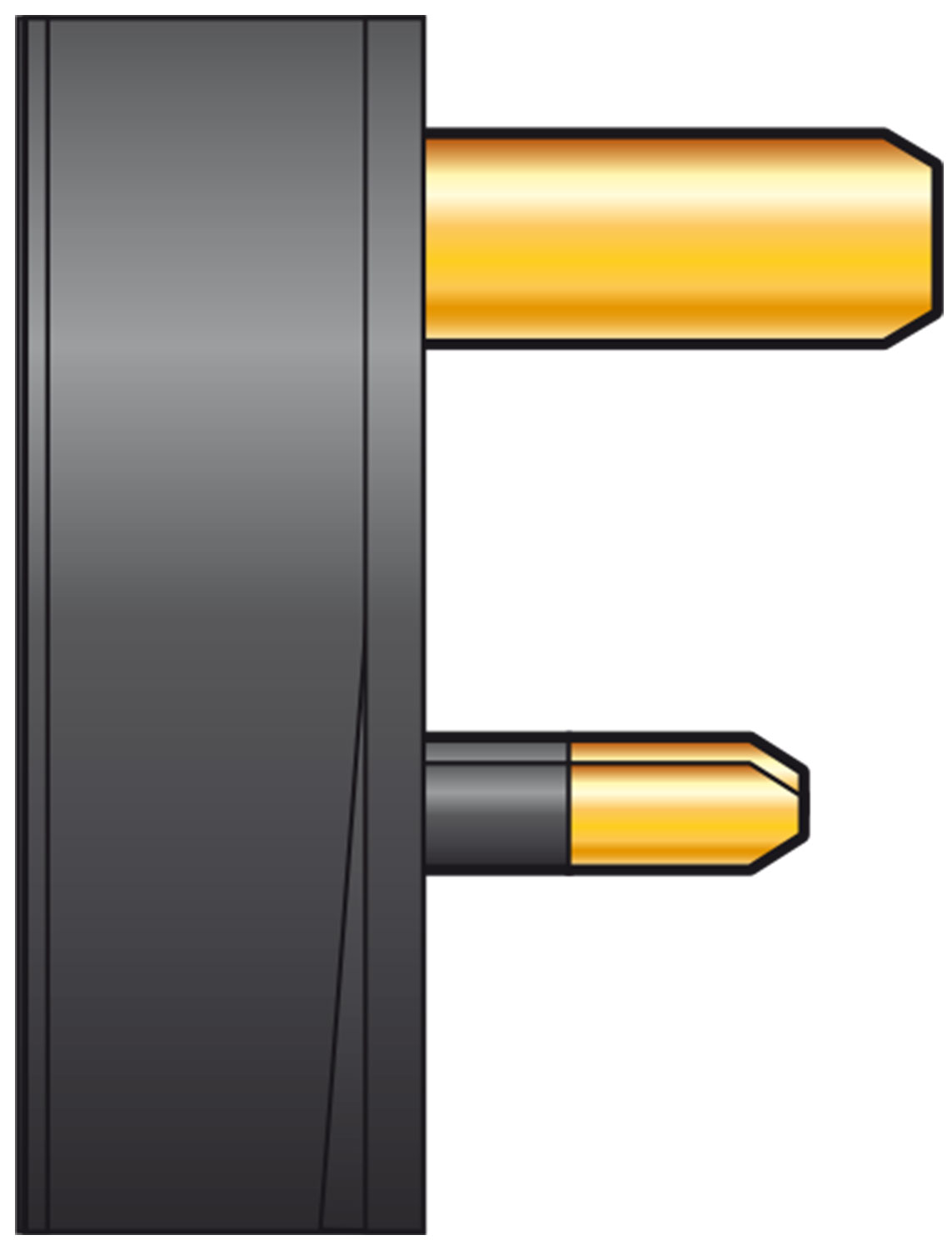 Fused UK Mains Plugs UK Mains Plug 13A Fuse Black Djkit