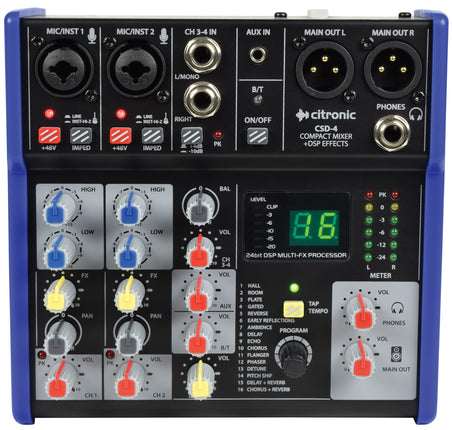 Citronic CSD-4 Compact Mixer