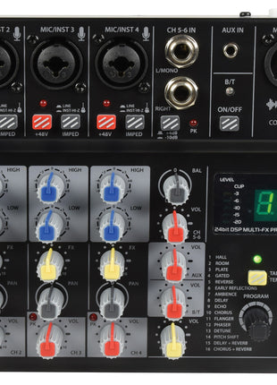 CSD Compact Mixers with BT wireless and DSP Effects CSD-6 Compact Mixe