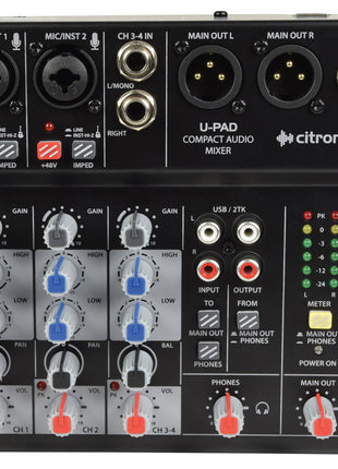 Citronic U-PAD Compact Mixer with USB interface