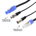 LEDJ 10m Combi 5-Pin DMXPowerCON Cable Lead