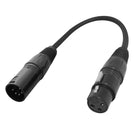 LEDJ 5-Pin Male - 3-Pin Female DMX Converter Cable Lead