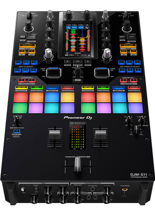 Pioneer DJ DJM-S11 Scratch Mixer Pro Battle Mixer for Serato DJ and Rekordbox