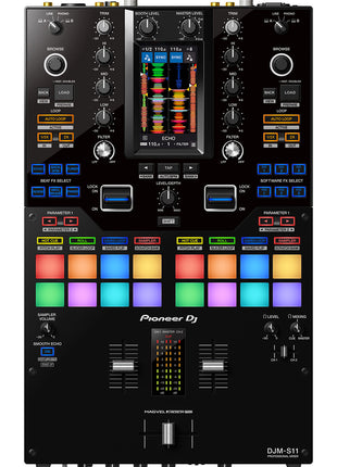 Pioneer DJ DJM-S11 Scratch Mixer Pro Battle Mixer for Serato DJ and Rekordbox