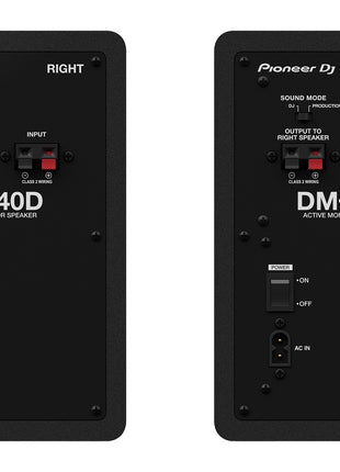 Pioneer DJ DM-40D Black Active Monitors