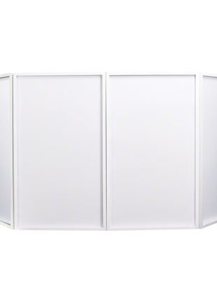 Equinox Foldable DJ Screen White Mk2 (Carry Bag Included)