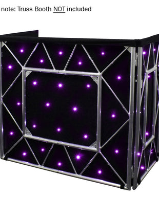 Equinox Truss Booth Quad LED Starcloth System