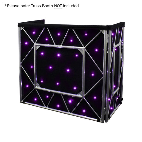 Equinox Truss Booth Quad LED Starcloth System