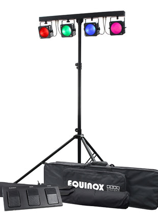 Equinox Gigabar MKII 4 x 30W RGB COB Bar System