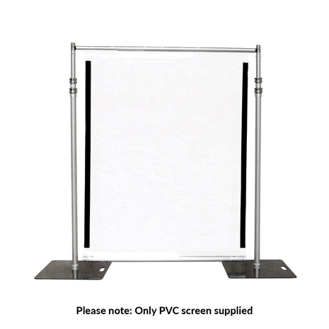 Global Truss Clear PVC Shield - 1.5m x 2m