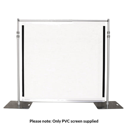 Global Truss Clear PVC Shield - 2m x 2m