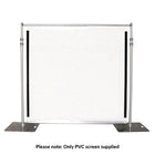 Global Truss Clear PVC Shield - 2m x 2m