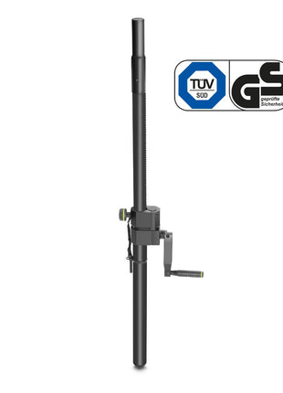 Gravity SP 2472 B Adjustable Speaker Pole with Crank 35mm to M20 110