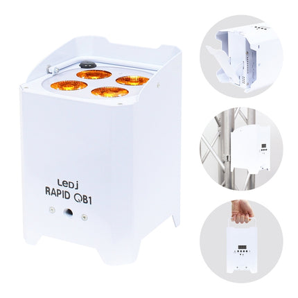 LEDJ Rapid QB1 RGBA (White Housing)