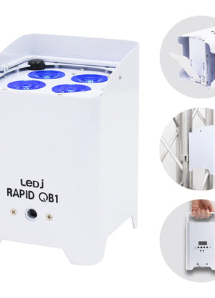 LEDJ Rapid QB1 RGBW (White Housing)