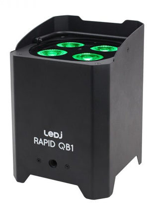 LEDJ Rapid QB1 RGBA IP (Black Housing)