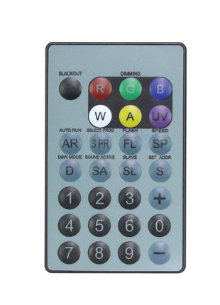 LEDJ IR Remote for LEDJ HEX Fixtures (RGBWAUV)