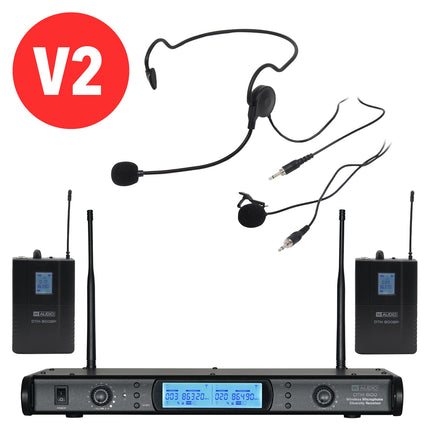 W-Audio DTM 800 Twin Beltpack Diversity System v2 (863.0Mhz-865.0Mhz)