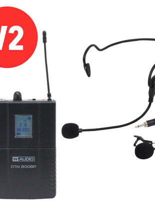 W-Audio DTM 800BP Add On Beltpack Kit v2 (863Mhz-865.0Mhz)