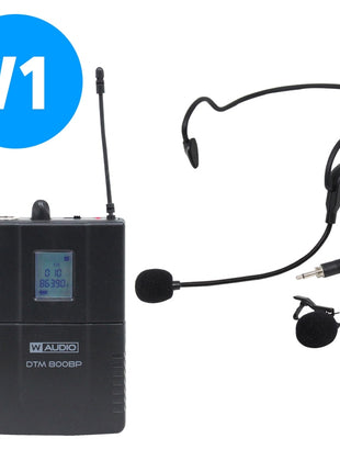 W-Audio DTM 800BP Add On Beltpack Kit V1 (863Mhz-865.0Mhz)