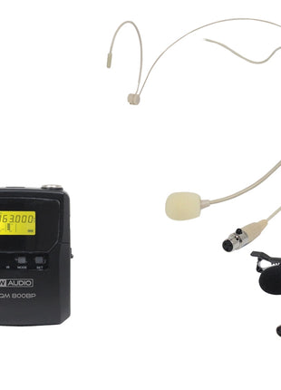 W-Audio DQM 800BP Add On Beltpack Kit (823Mhz-865.0Mhz)