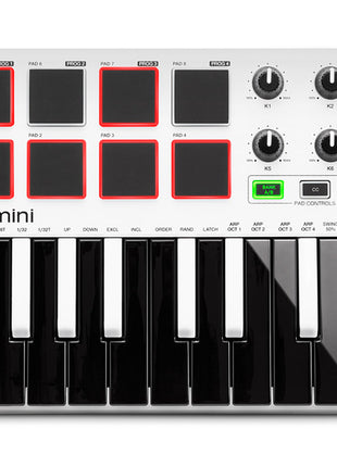 Akai MPK Mini Mk2 White - FREE 3 Month Serato Studio