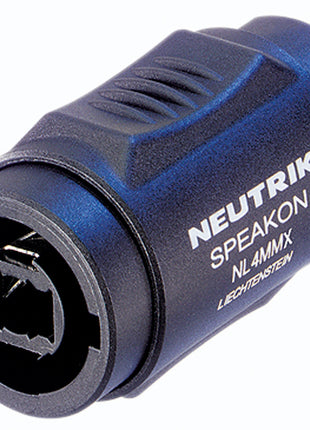 Neutrik NL4MMX 4 Pole Male-Male Speakon Coupler