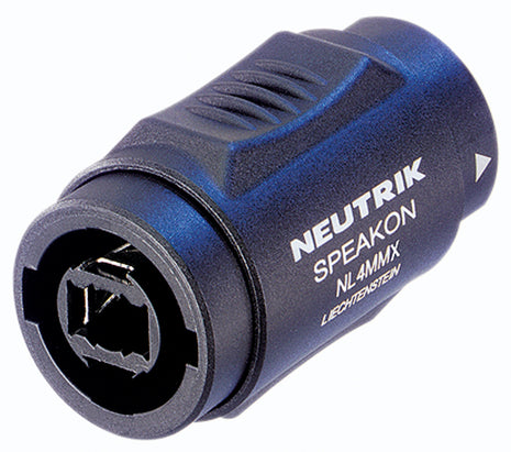 Neutrik NL4MMX 4 Pole Male-Male Speakon Coupler