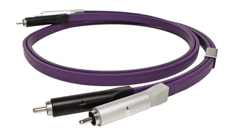 Neo Oyaide d+ Class S Twin RCA to Twin RCA Cable Purple - 1m