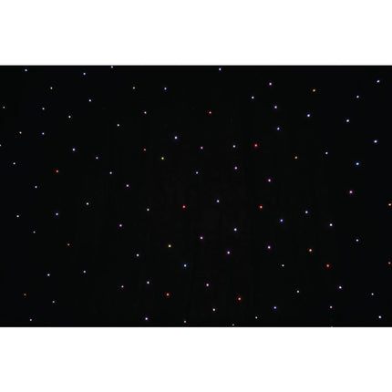 LEDJ PRO 6 x 3m Tri LED Black Starcloth System