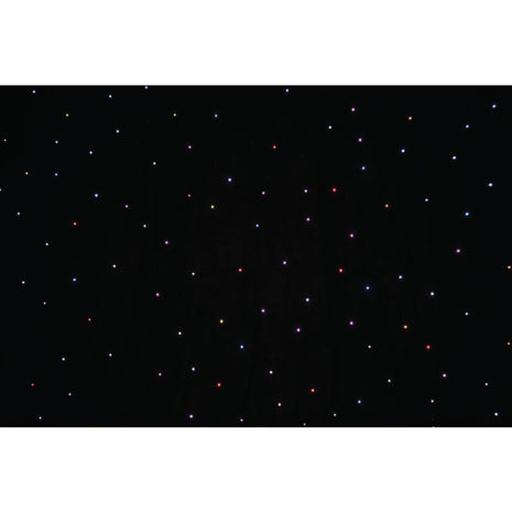 LEDJ PRO 6 x 3m Tri LED Black Starcloth System