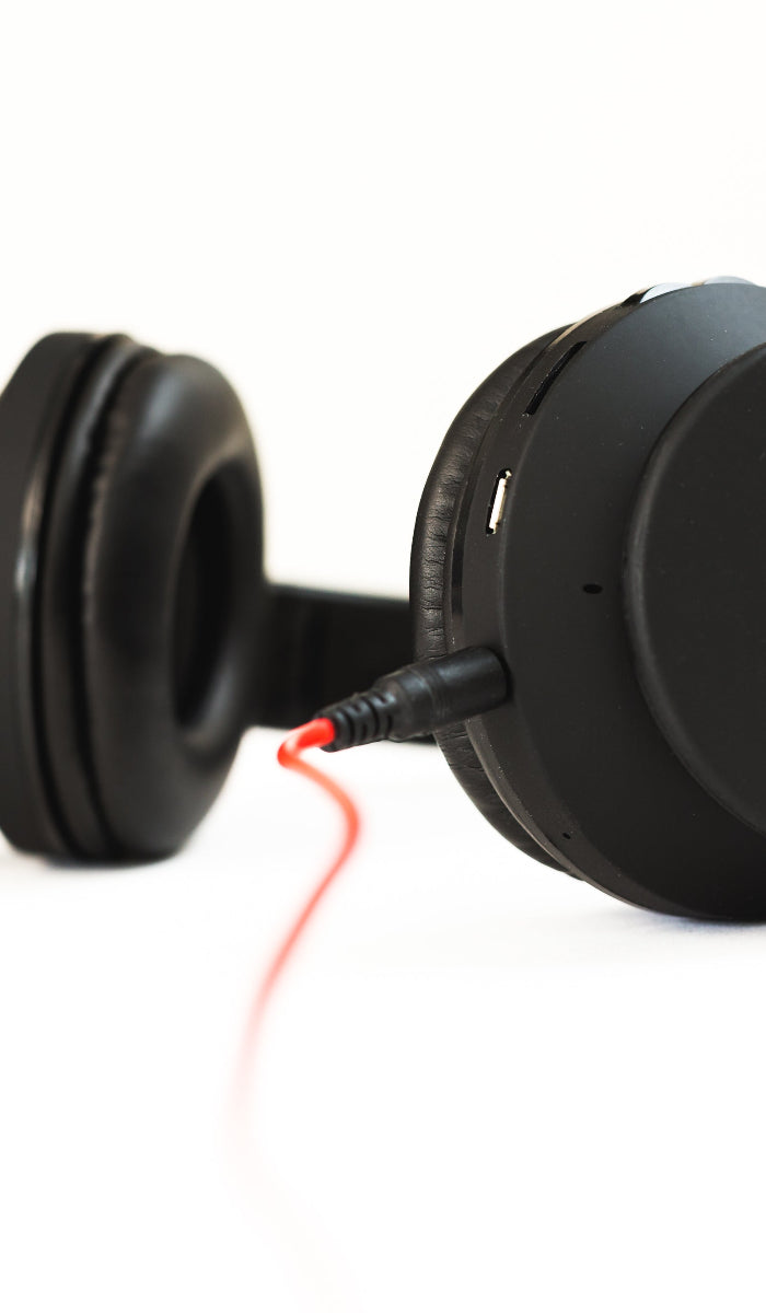 Stylish photo of a pair of DJ Headphones 