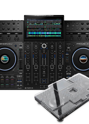 Denon DJ Prime 4 + & Decksaver Bundle