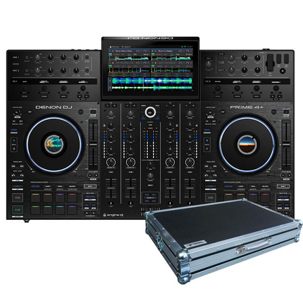 Denon DJ Prime 4 + & Swan Flight Case Bundle