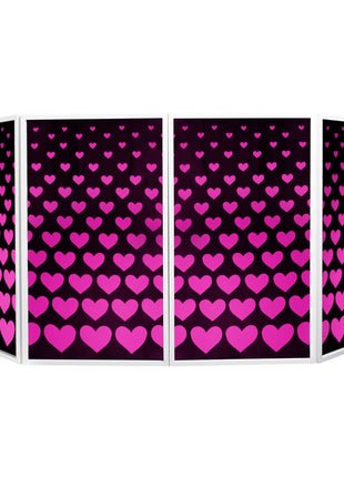 Equinox DJ Screen Heart Design Lycra (4 Pack)