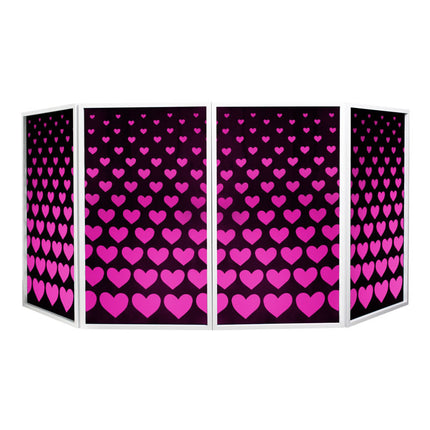 Equinox DJ Screen Heart Design Lycra (4 Pack)