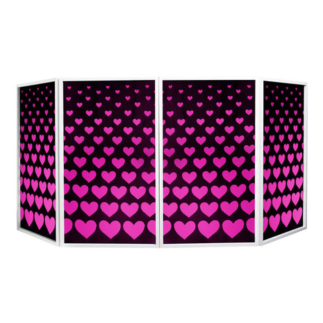 Equinox DJ Screen Heart Design Lycra (4 Pack)