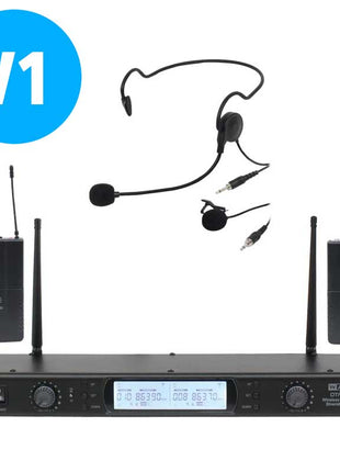 W-Audio DTM 800 Twin Beltpack Diversity System (863.0Mhz-865.0Mhz)