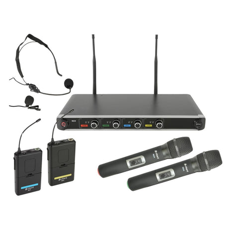 Chord NU4 Quad UHF Wireless System Combo