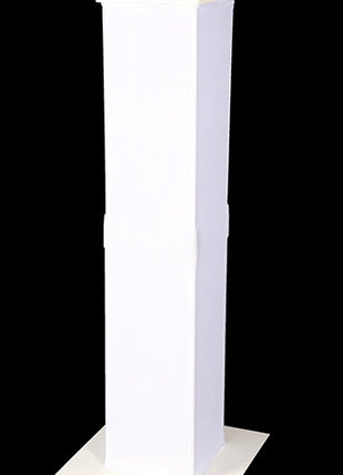 Novopro PS1+ WHITE Podium Stand with speaker adaptor