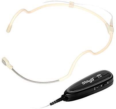 Stagg Waterproof Wireless Headset Microphone Set - Beige