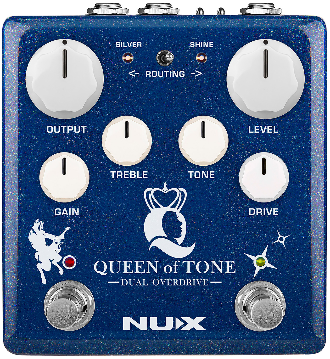 NU-X Queen of Tone Dual Overdrive Pedal - djkit.com