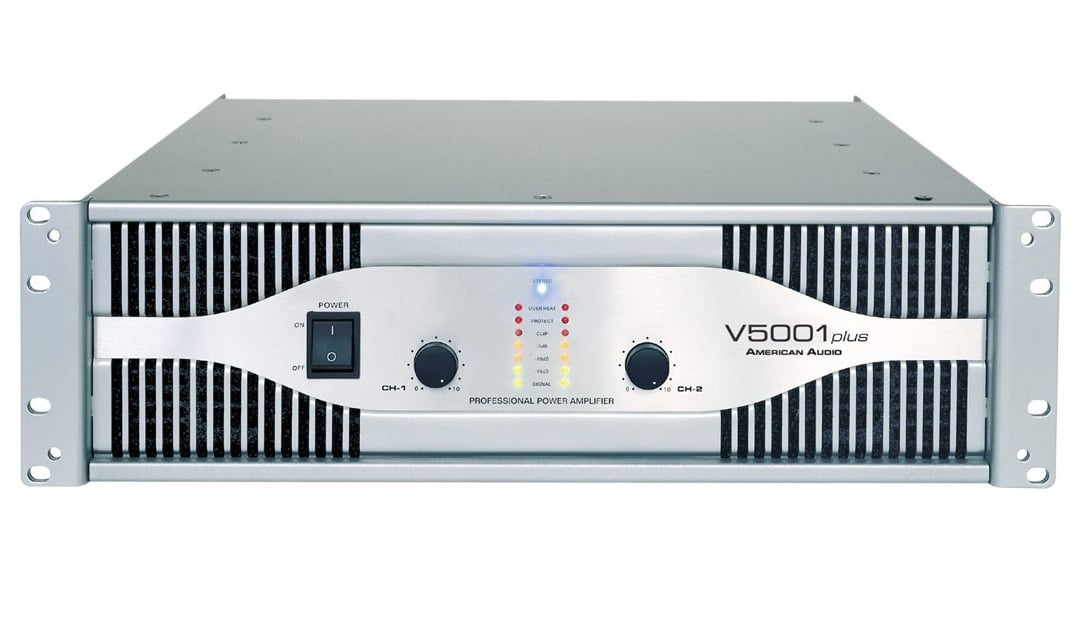 American Audio V-5001 PLUS Power Amplifier 1500W RMS per channel 
