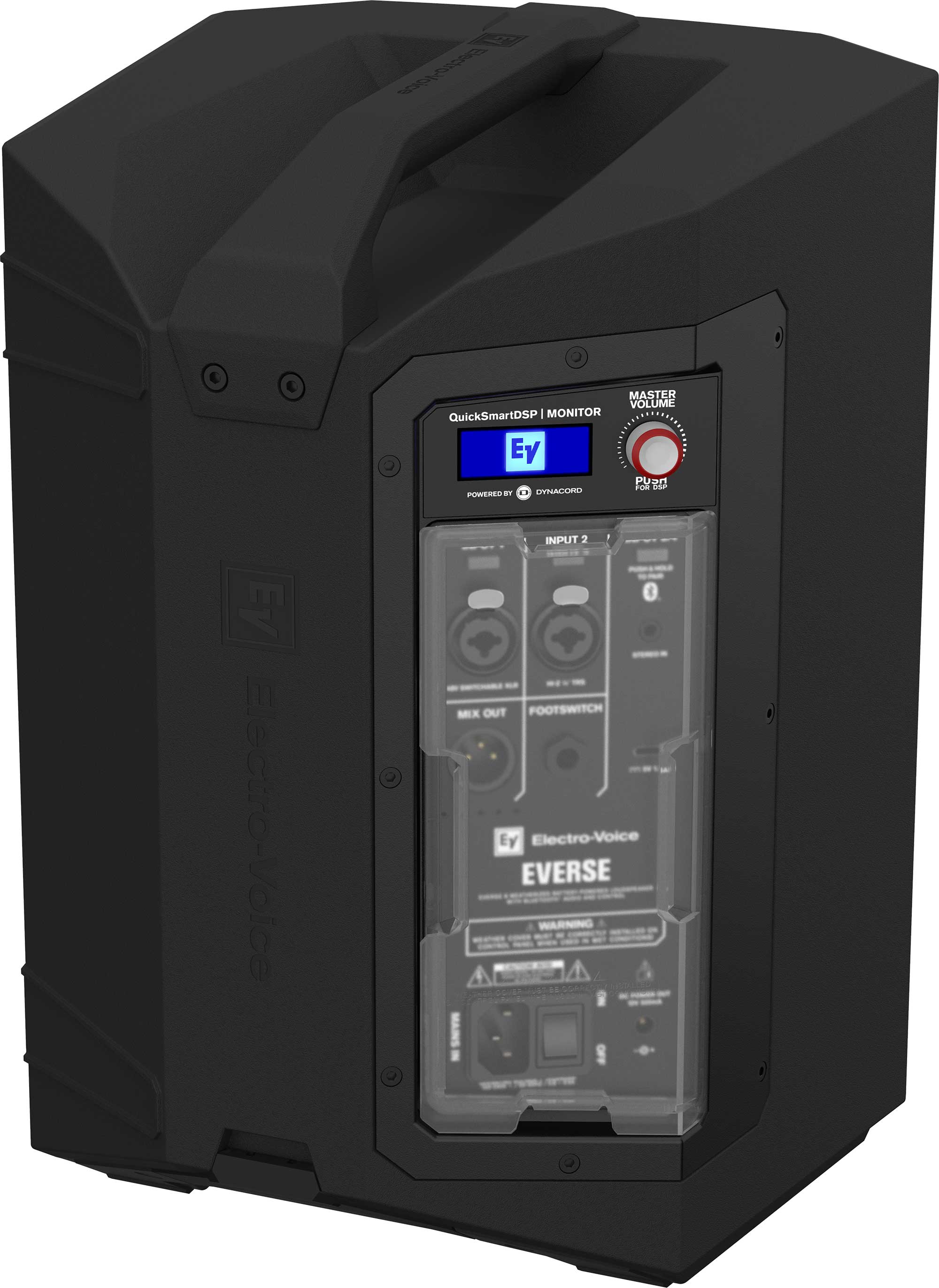 EV Electro-Voice Everse 8 Battery Powered PA Speaker In Black