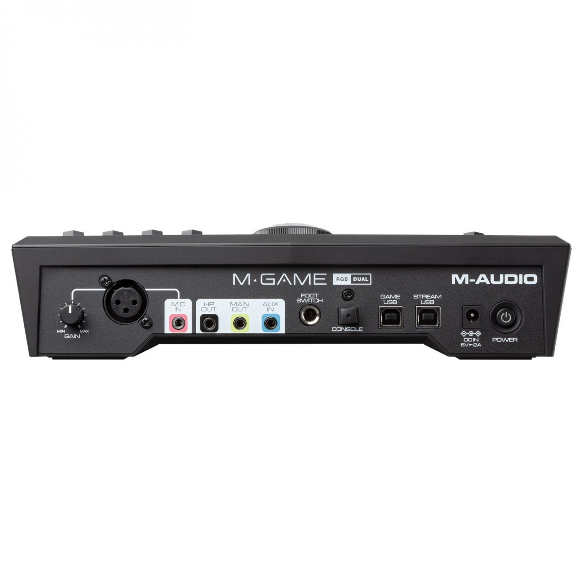 M-Audio M-GAME RGB Dual streaming interface