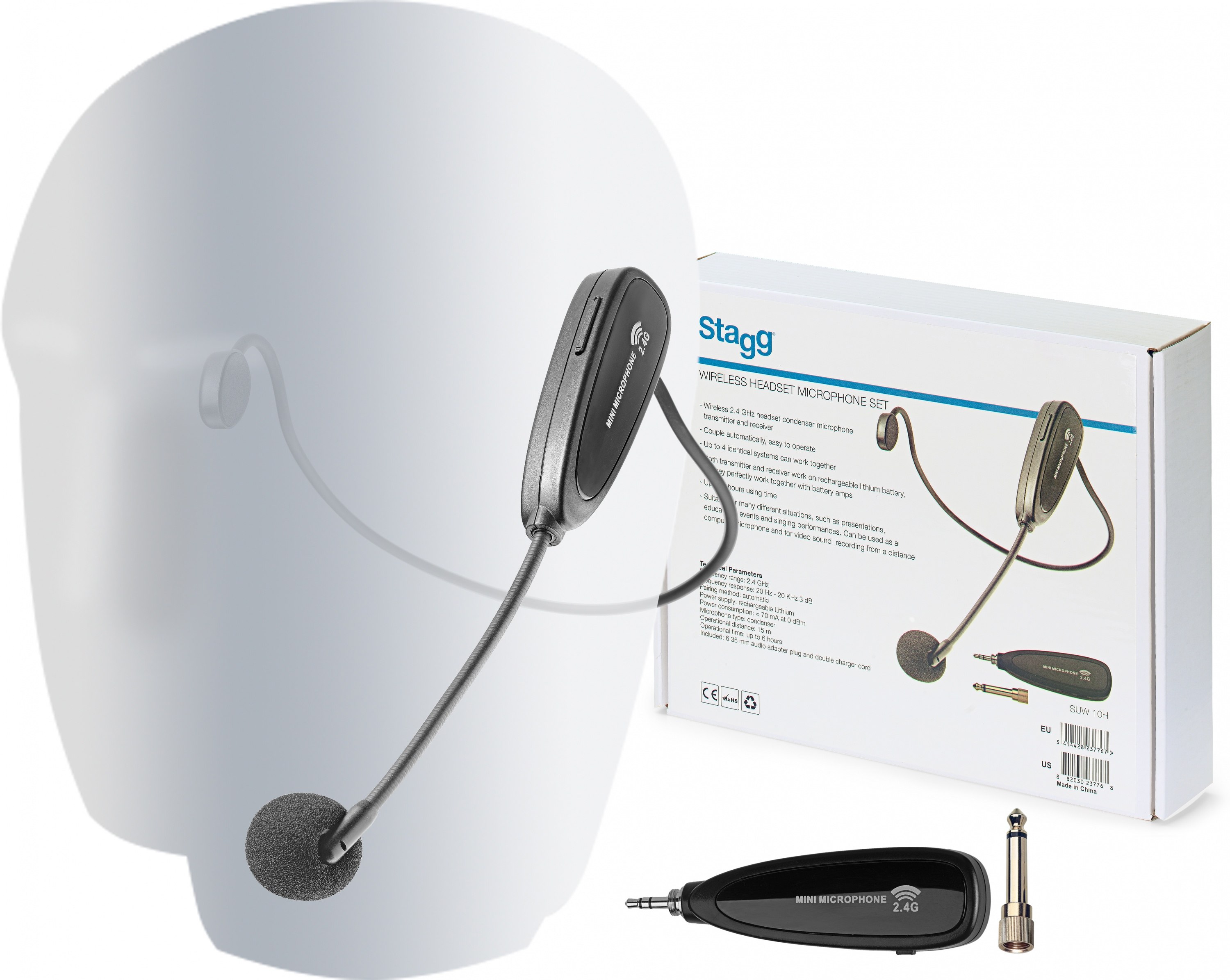 Stagg Wireless Headset Microphone Set