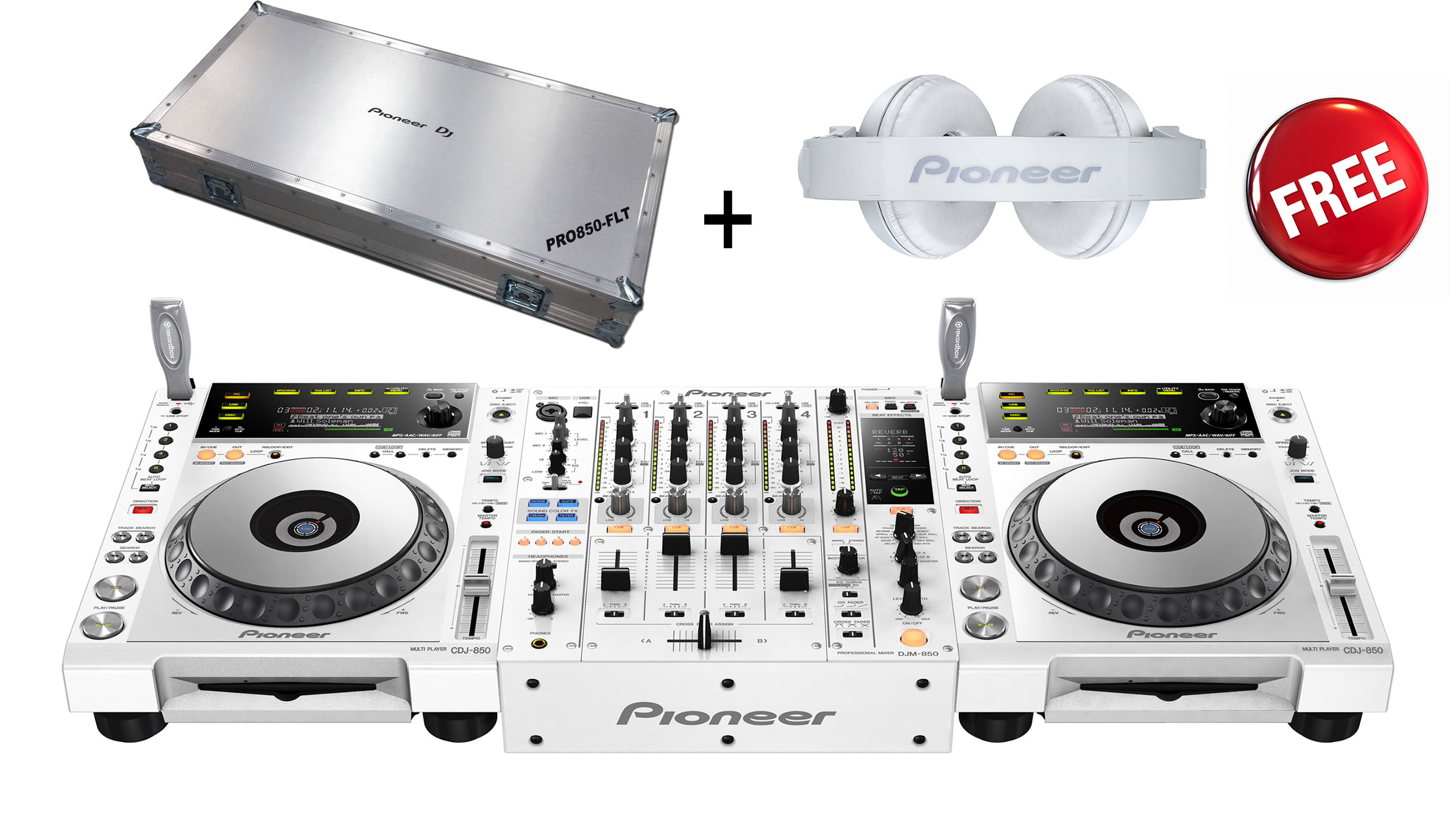 Pioneer CDJ850-W & DJM850-W