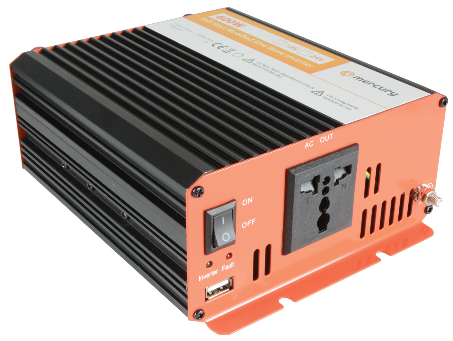 Soft Start Modified Sine Wave Inverters 12Vdc 600W Modified Sine Wave