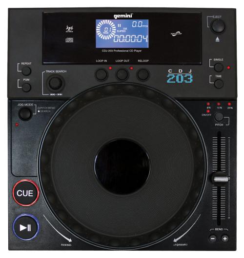 Gemini CDJ203 Anti Shock CD Player - Djkit.com