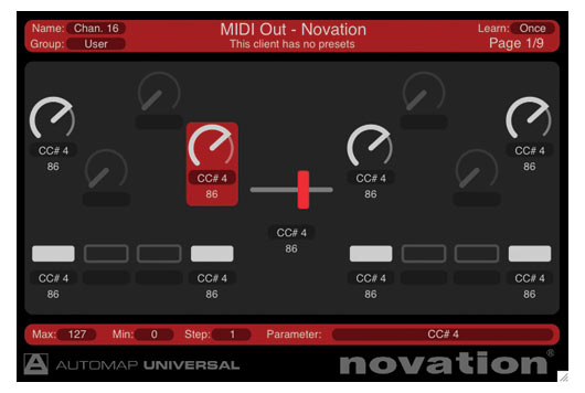 Novation Nocturn Intelligent Plug-In Controller Mixer - djkit.com